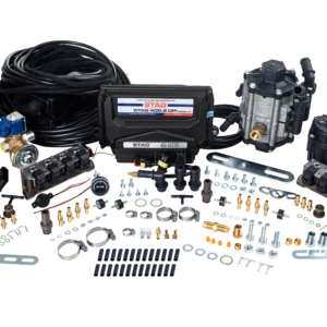 STAG 400 DPI 8 ц, Редуктор STAG R02 TWIN, Форсунки STAG W02 BFC, фільтр Stag GF01
