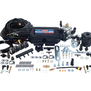 STAG 400 DPI 4 ц, Редуктор STAG R02 DPI, Форсунки STAG W031, фільтр Stag GF01
